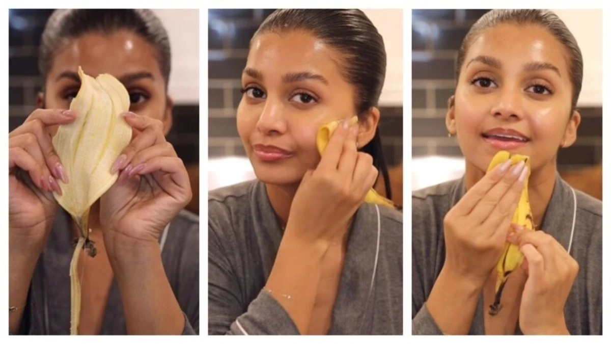 Banánová slupka na tvář: Proč lékaře překvapila účinnost