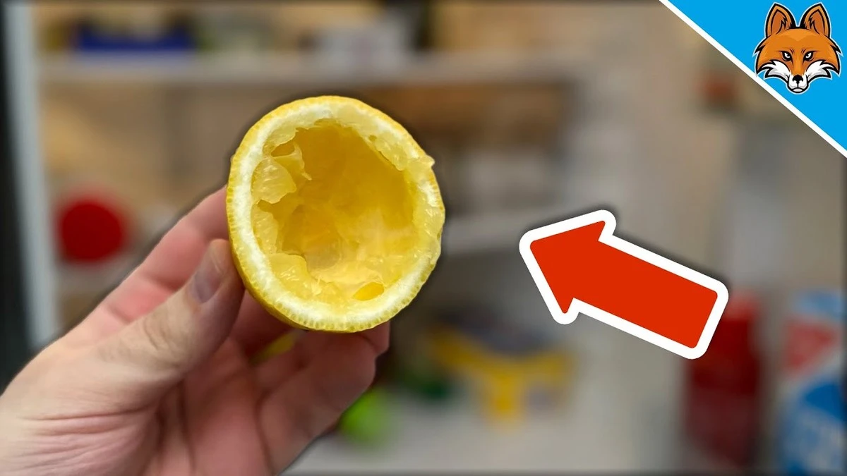 Citrónová kůra v ledničce pohlcuje pachutě lépe než uhlí