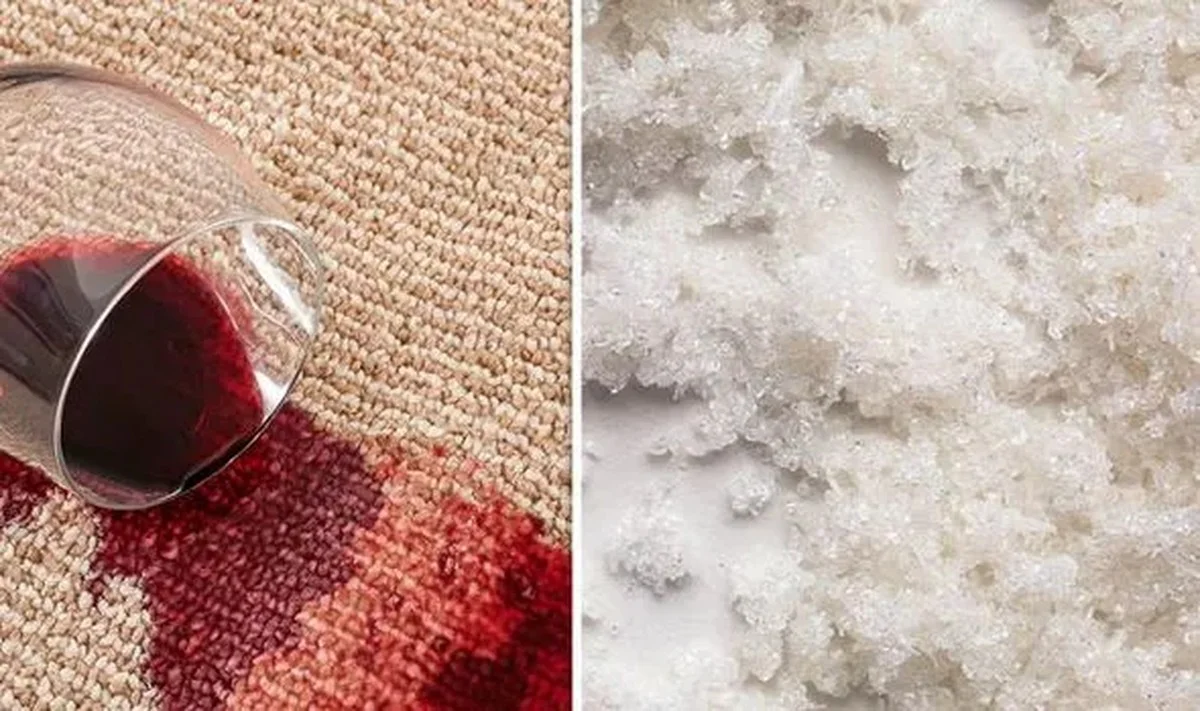 Sůl na skvrnu od vína: kdy to zachrání a kdy poškodí - image 2