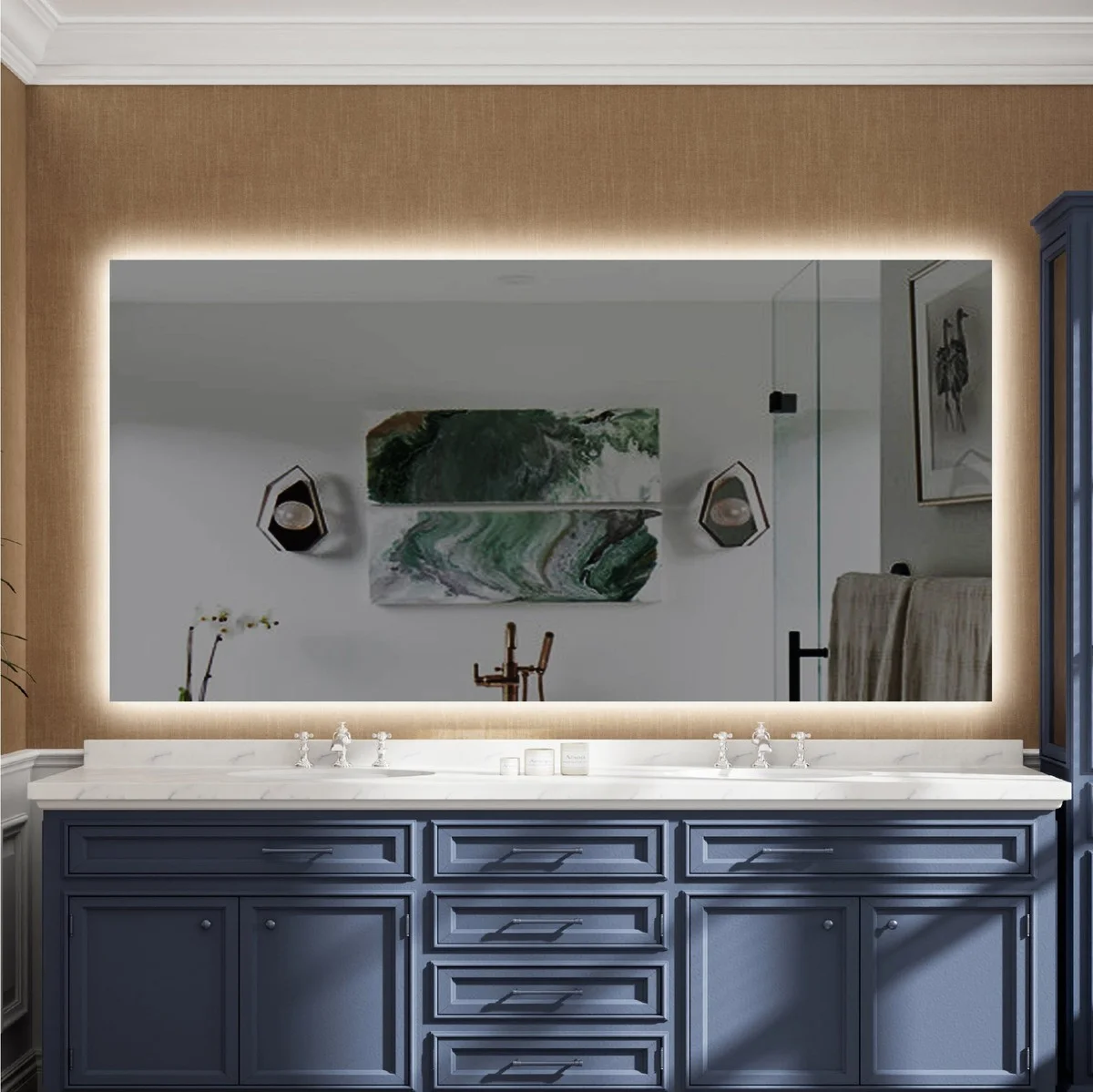 Lepící páska na zrcadle v koupelně – starý trik proti zamlžení - image 1