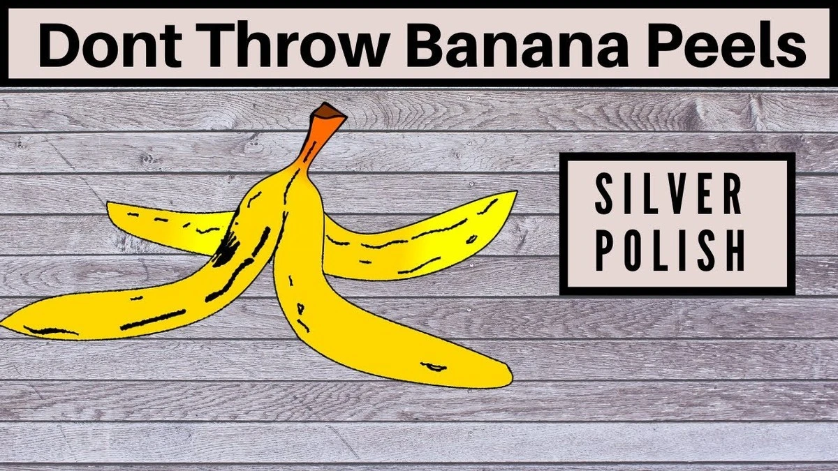 Banánová slupka na stříbře: jak ji vrátit původní lesk