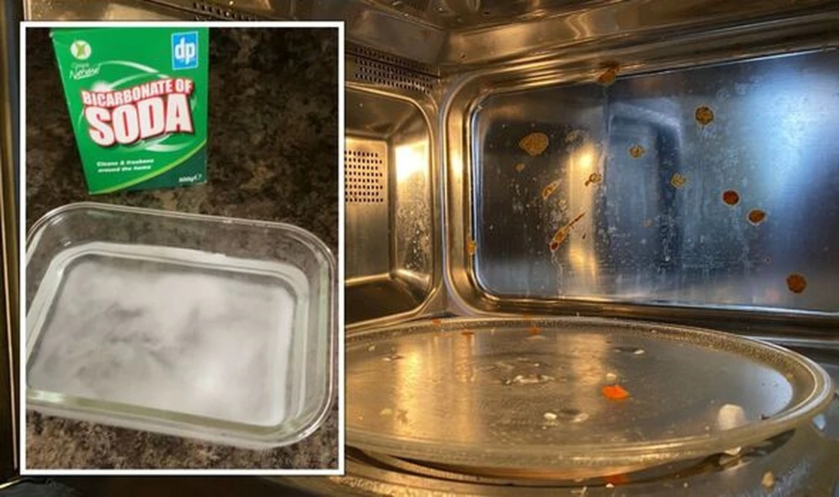 Jedlá soda v mikrovlnné troubě: jak se zbavit nepříjemného pachu za 5 minut