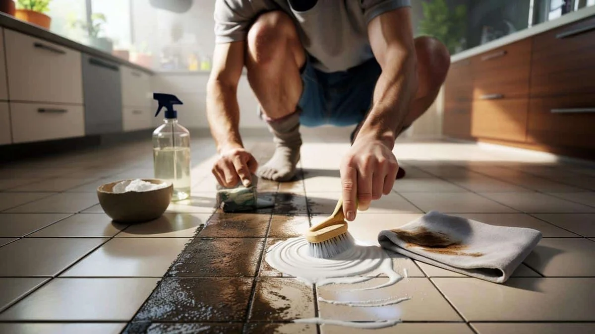 Páska na spáry dlaždic: jak ji vyčistit jedním domácím roztokem - image 2