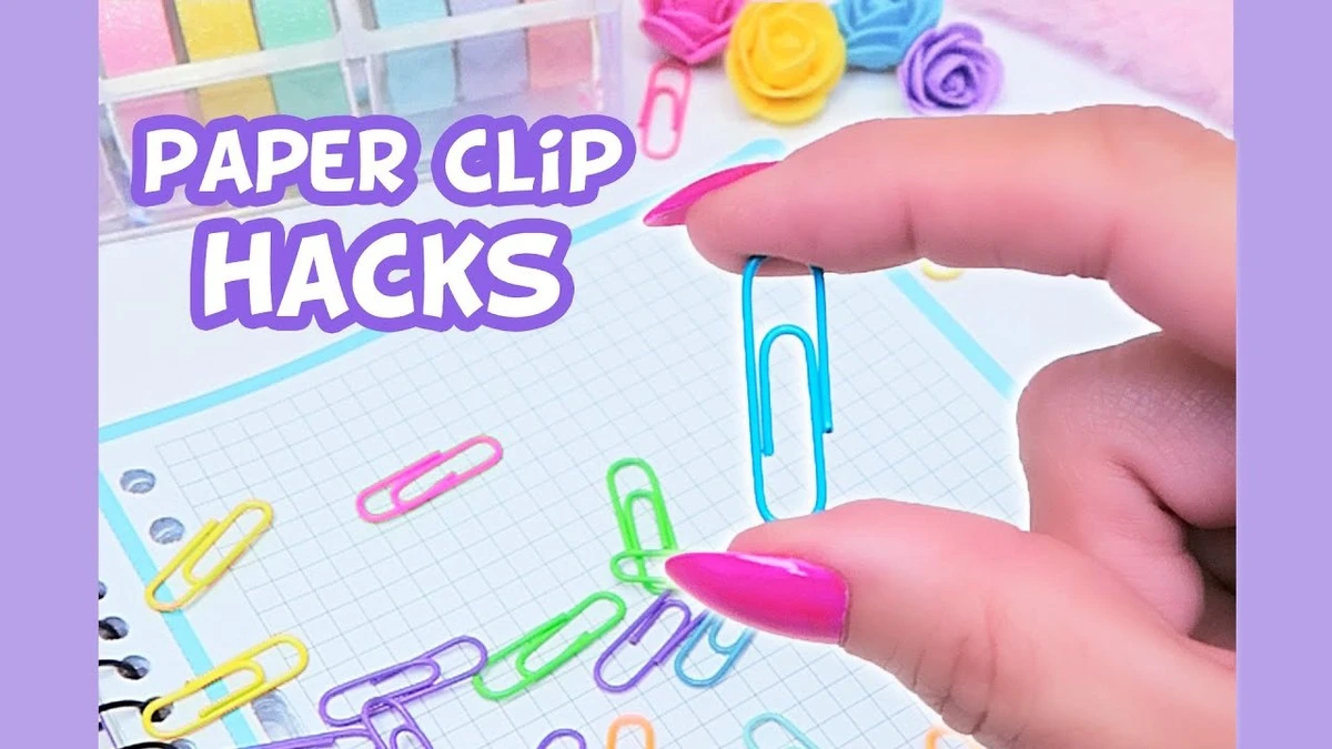 Papírová kancelářská spona na zapínání sáčků: geniální trik bez koupě nového