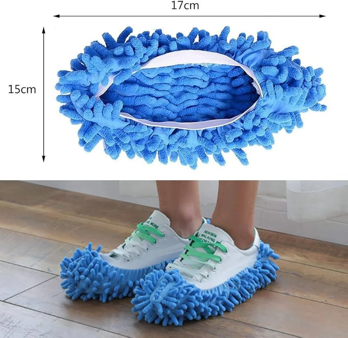 Starý ponožky jako čistič prachu? Přetahněte ji přes mop a je hotovo